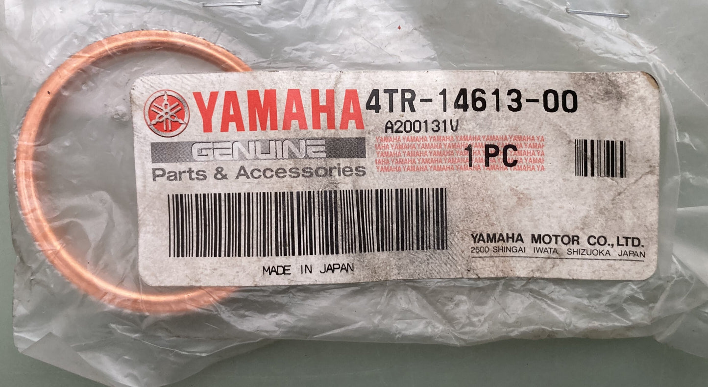 New Genuine Yamaha 4TR-14613-00 EXHAUST PIPE GASKET