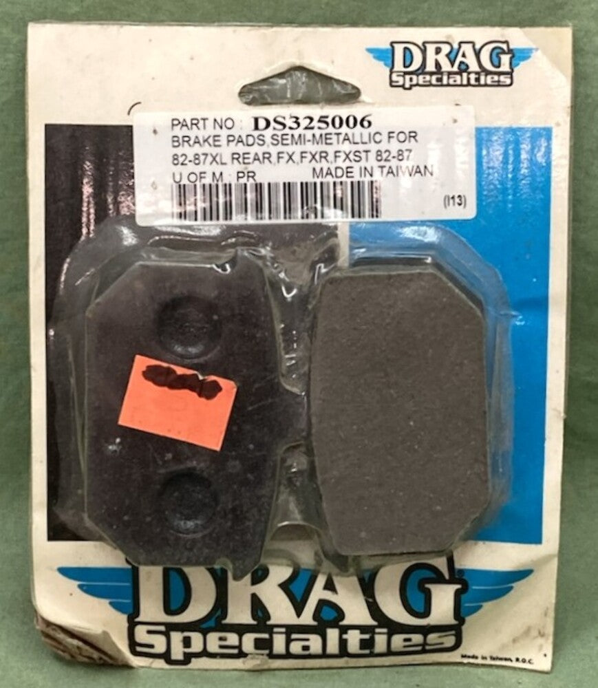 Drag Specialties DS325006 Rear Semi Metallic Brake Pad Set New Genuine