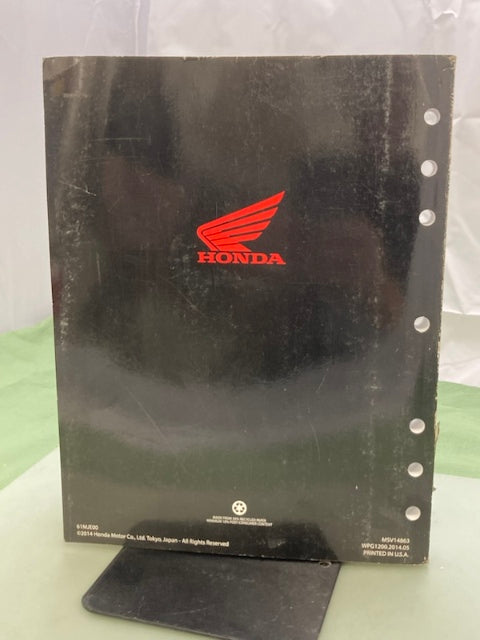 Honda 61MJE00 CBR650F/FA Service Manual '14-'16 Genuine