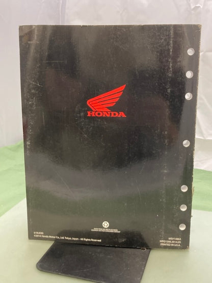 Honda 61MJE00 CBR650F/FA Service Manual '14-'16 Genuine