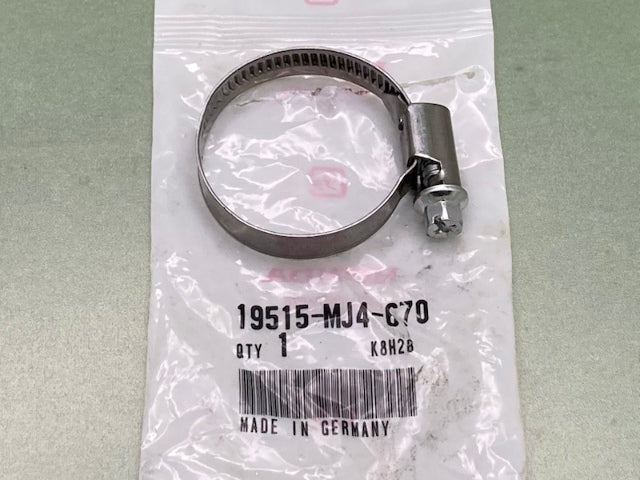 Honda 19515-MJ4-670 Clamp, Water, Hose New Genuine