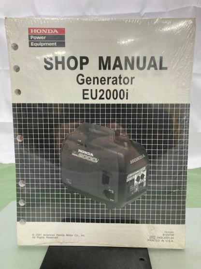 Honda 61Z0700 EU2000i Generator Shop Manual 2001 New Genuine
