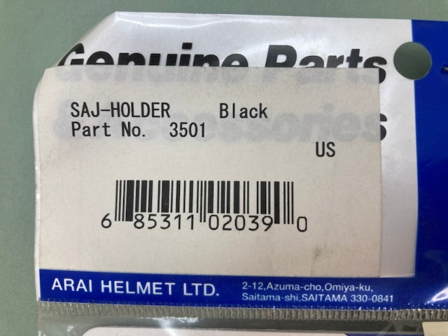 Arai 3501 Super AdSis J-Type holder (Side Pod) New Genuine