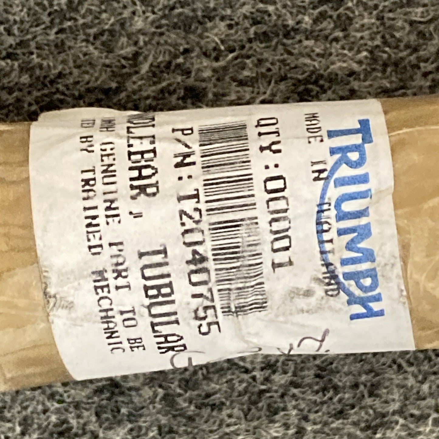 NEW GENUINE TRIUMPH T2040755 Tubular Handlebar