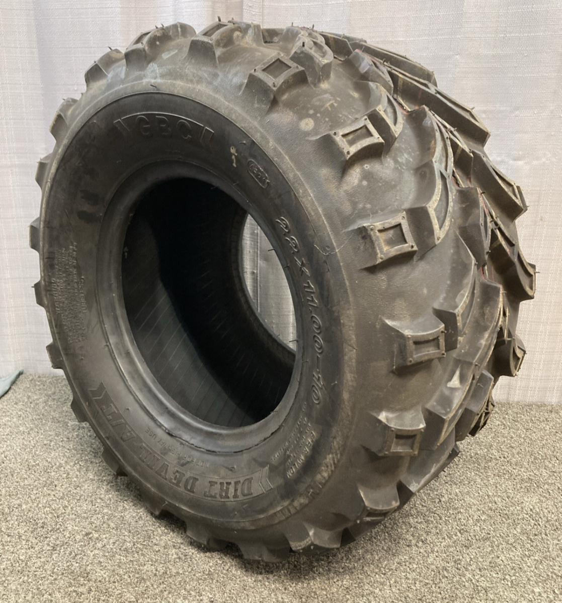 NEW GENUINE GBC AR1018 DIRT DEVIL A/T 22X11-10 6PR/LRC TL ATV/UTV TIRE