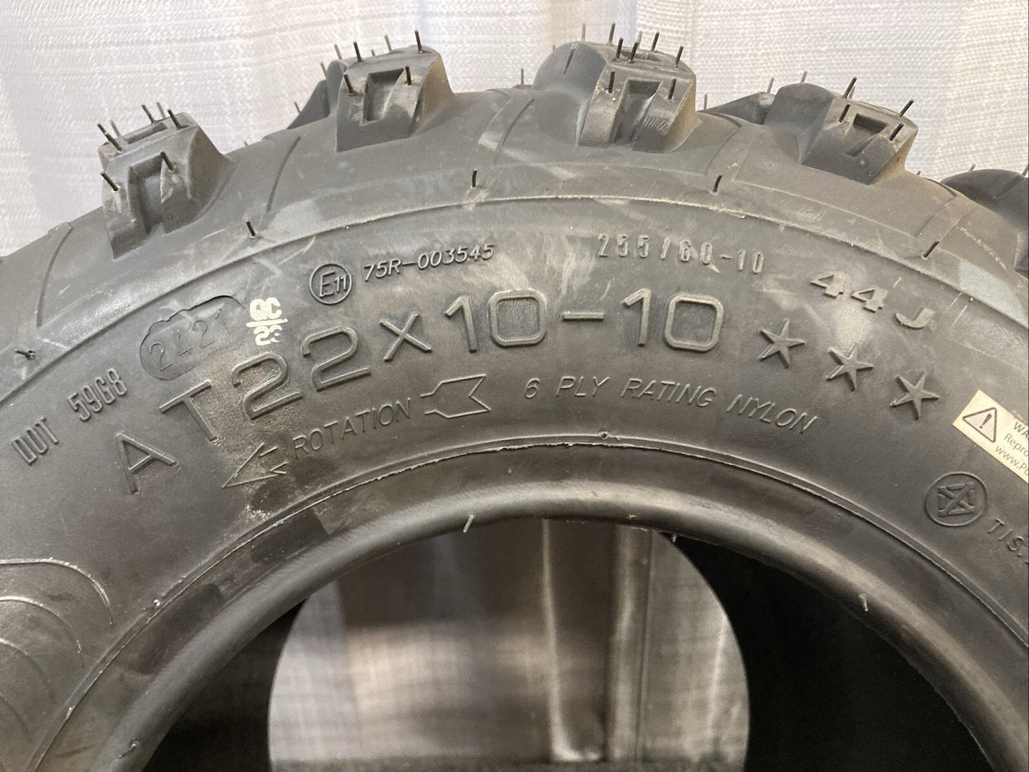 NEW GENUINE AMS 1020-3520 SWAMP FOX 22X10-10 44J 6 Ply TL ATV/UTV TIRE