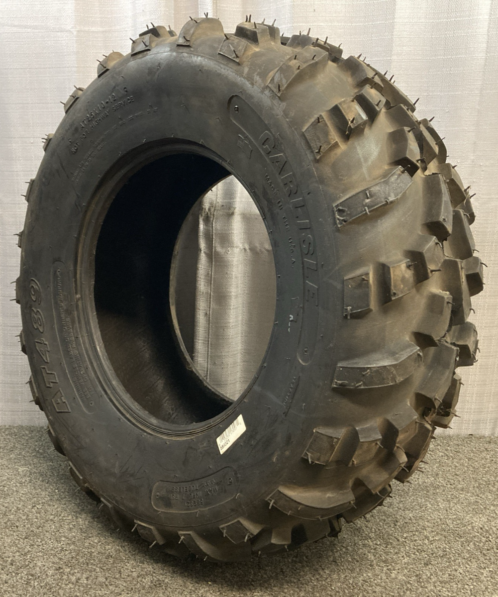 NEW GENUINE CARLISLE AT489 25X10-12 TL 4 PLY ATV TIRE