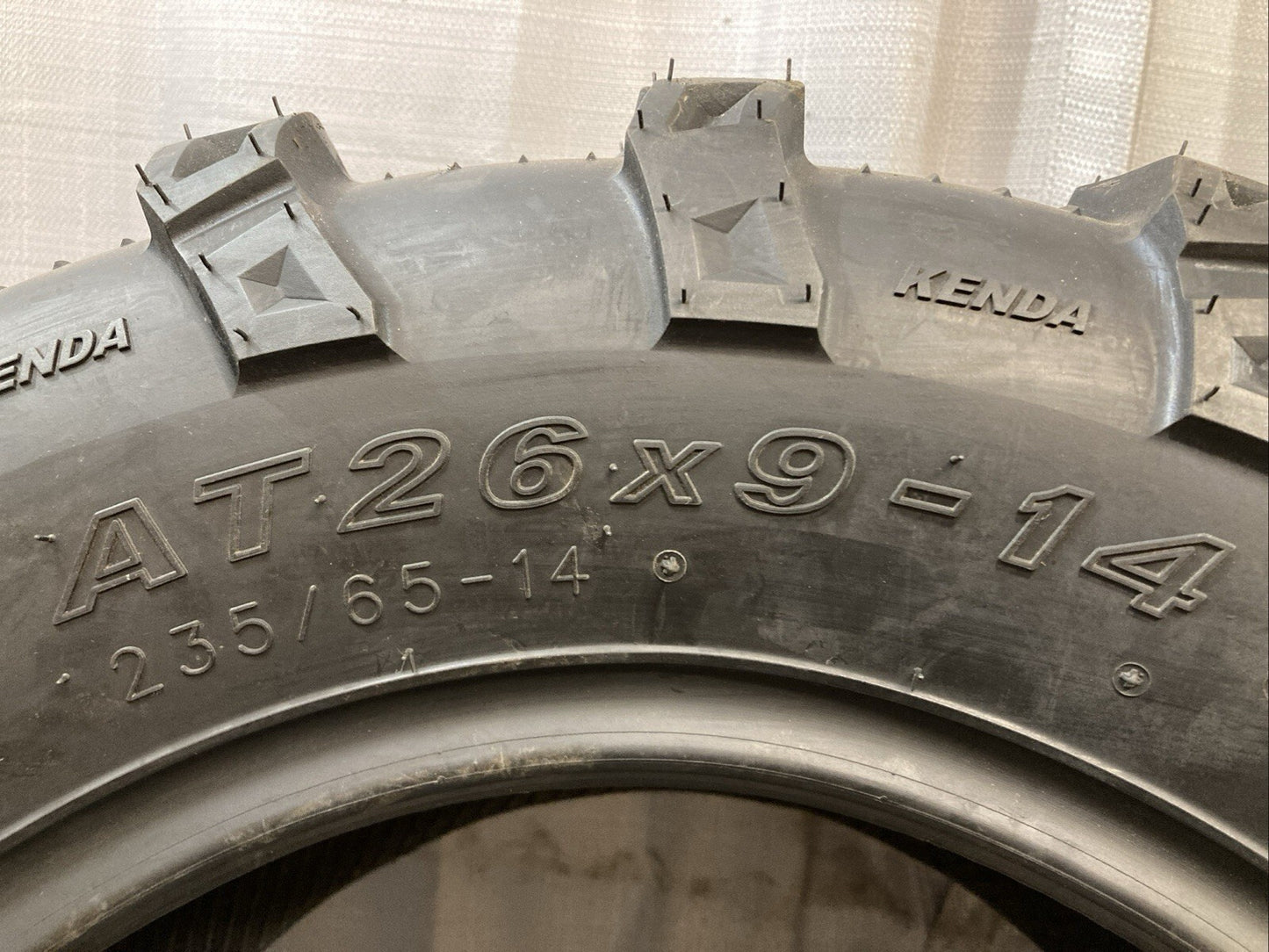 NEW GENUINE KENDA K592 BEAR CLAW EVO 26X9-14 TL 6 PLY ATV/UTV TIRE