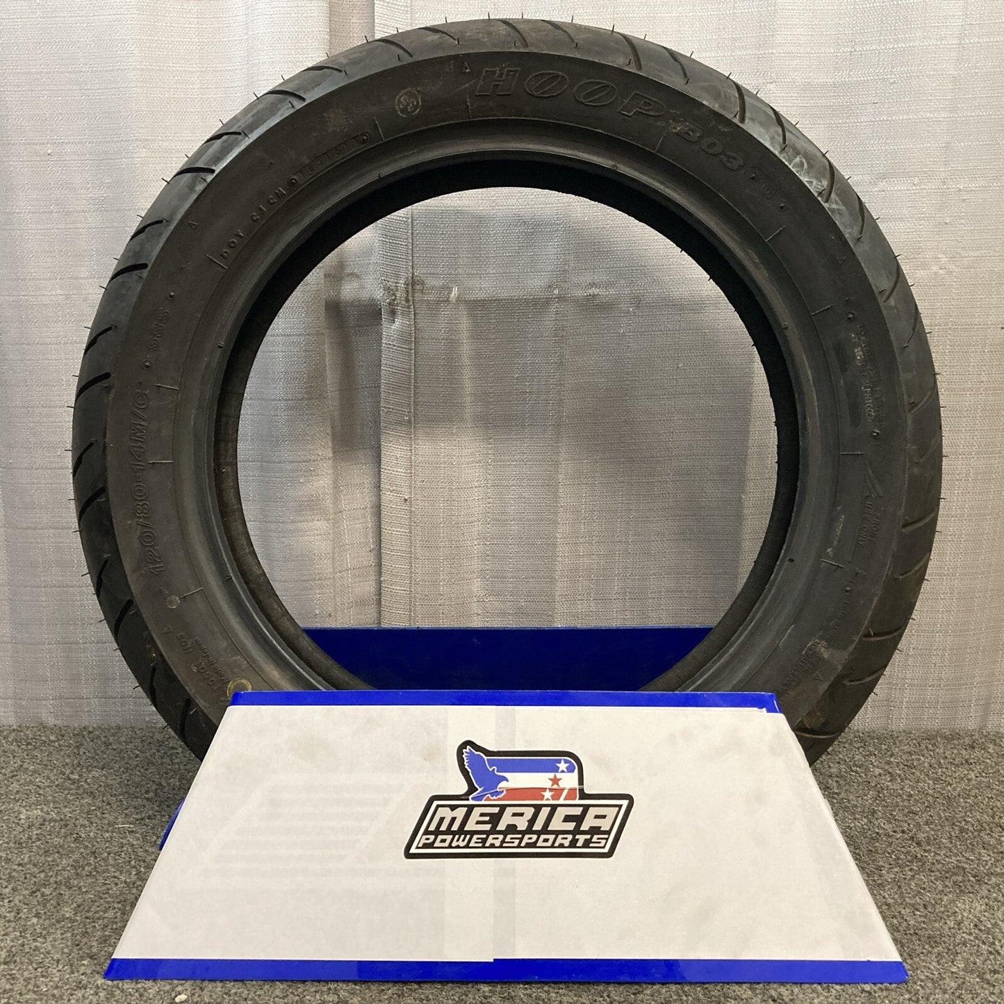 NEW GENUINE Bridgestone Hoop Tire 120/80-14 MC 58S Bo3 Tubeless ATV