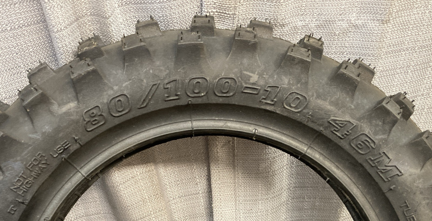 NEW GENUINE IRC 46M Kids Motocross iX-KIDS 80/100-10 TT REAR TIRE