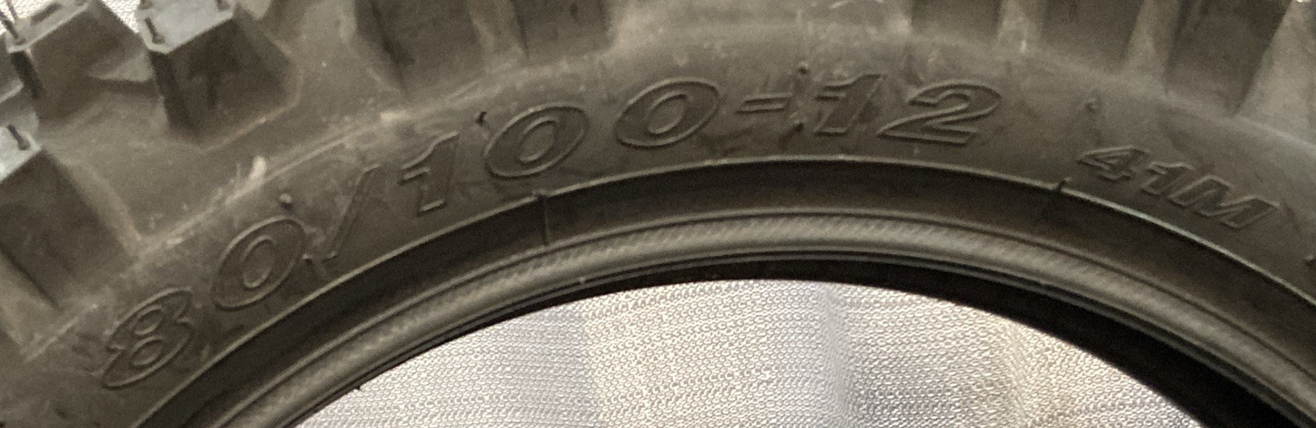 NEW GENUINE DURO MOTOCROSS DM1153 80/100-12 41M TT OFFROAD MC TIRE
