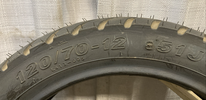 NEW GENUINE KENDA K413 044131286B1 120/70-12 51J TL SCOOTER TIRE