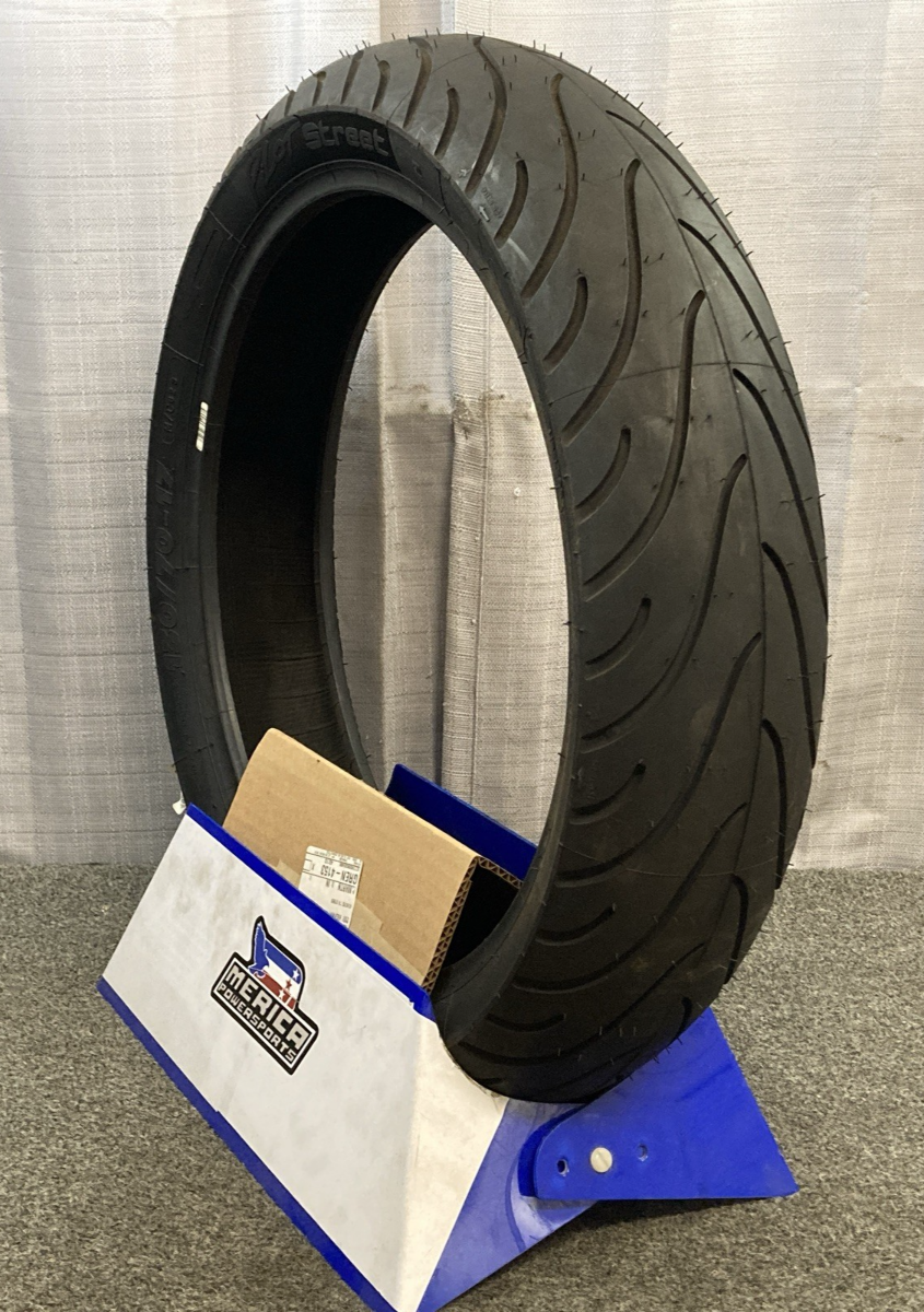 NEW GENUINE MICHELIN 130/70R-17 PILOT STREET 62H REAR RADIAL MOTORCYCLE TIRE