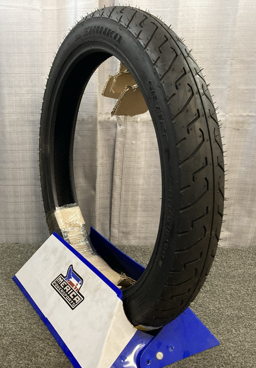 NEW GENUINE SHINKO 3.00-18 SR712F TL FRONT MOTORCYCLE TIRE