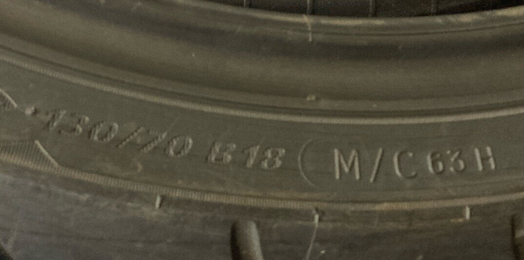 NEW MICHELIN 38921 COMMANDER II 130/70 B18 M/C 63H , FRONT TIRE