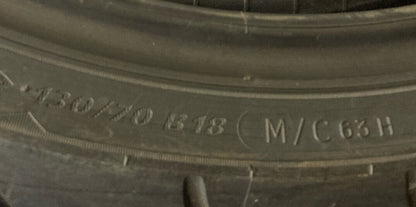 NEW MICHELIN 38921 COMMANDER II 130/70 B18 M/C 63H , FRONT TIRE