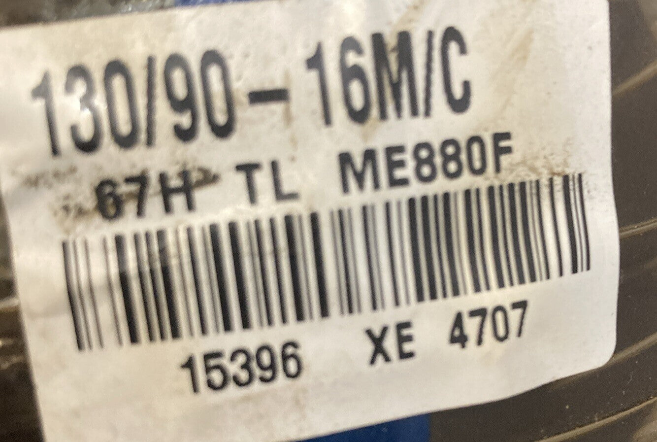 NEW GENUINE METZELER 1040800 130/90-16 M/C 67H ME880 FRONT TIRE