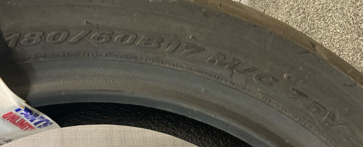 NEW GENUINE PIRELLI 1773000 180/60B17 M/C 75V NIGHT DRAGON REAR TIRE