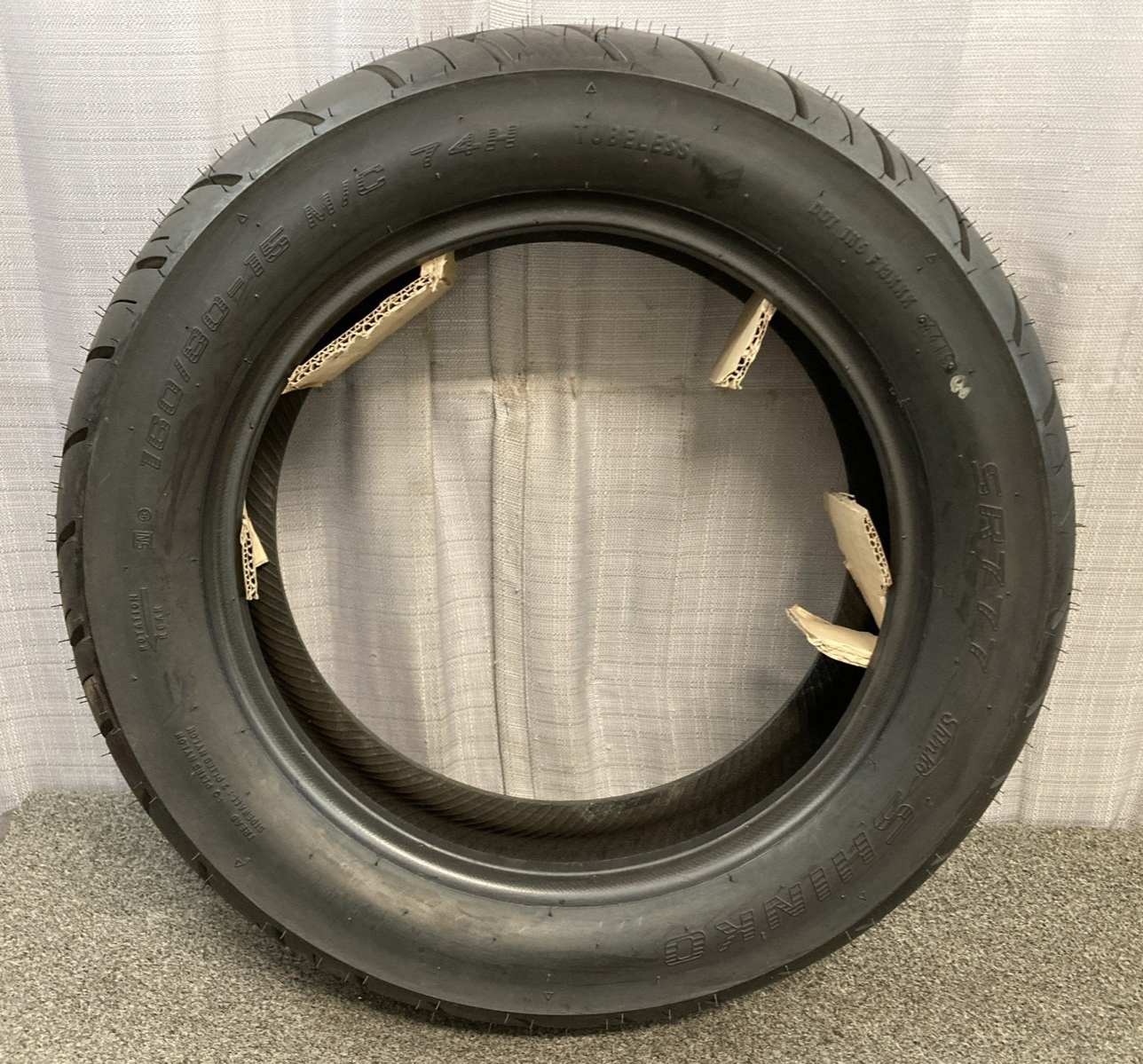 NEW SHINKO SR777 160/80ZR-15 74W REAR TL MOTORCYCLE TIRE