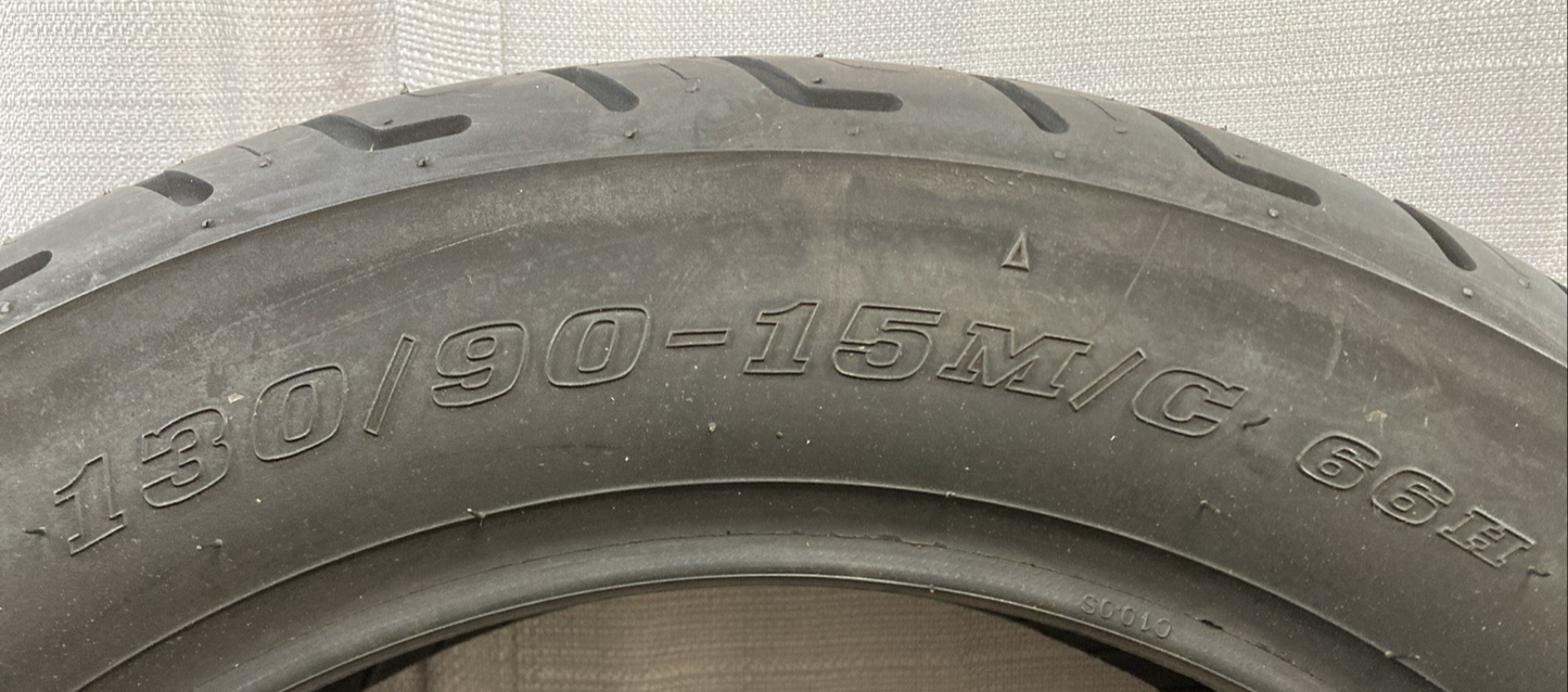 NEW DUNLOP D404 120/90-15 66H TL REAR MOTORCYCLE TIRE 4560-5691