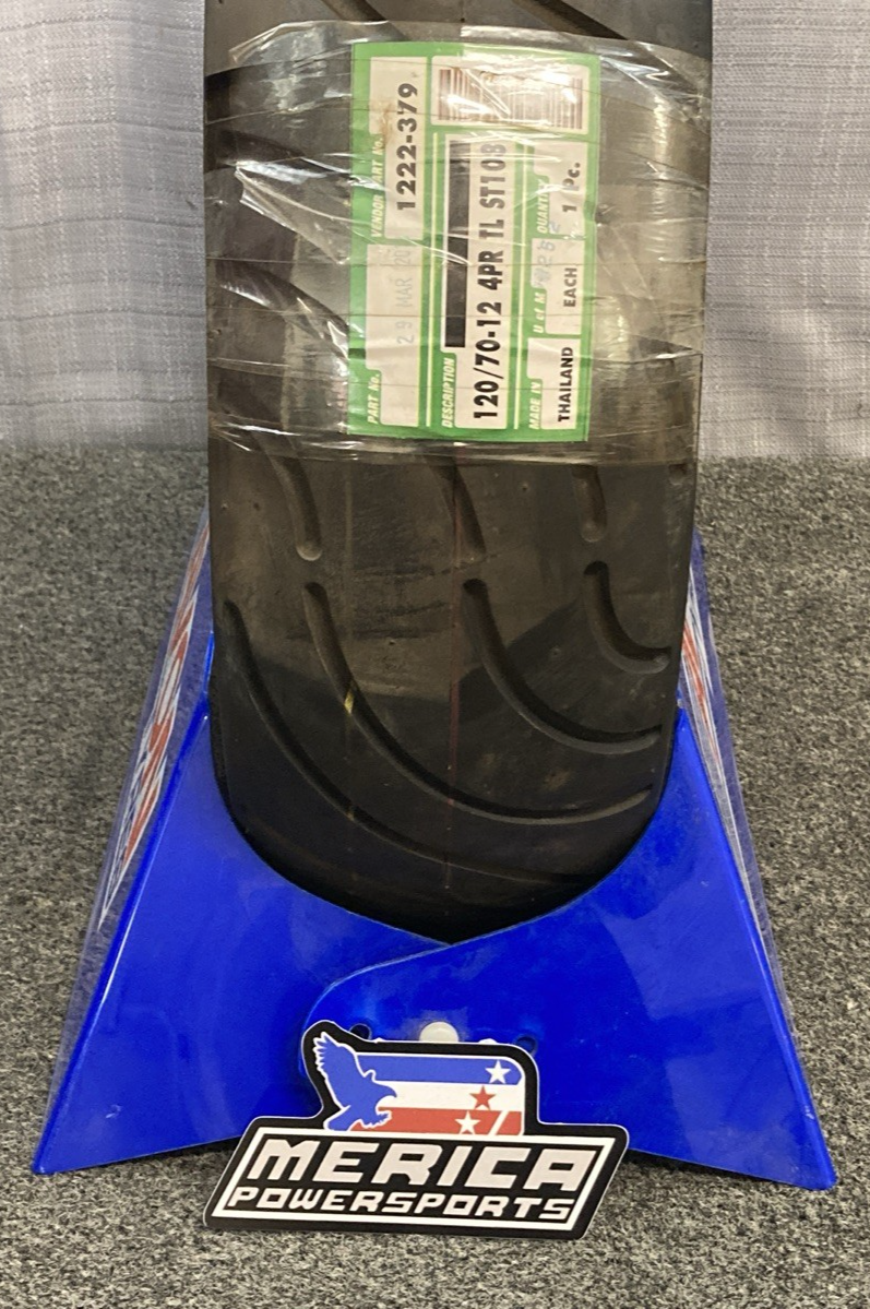 NEW AMS ST108 120/70-12 TL FRONT/REAR SCOOTER TIRE 0340-0666