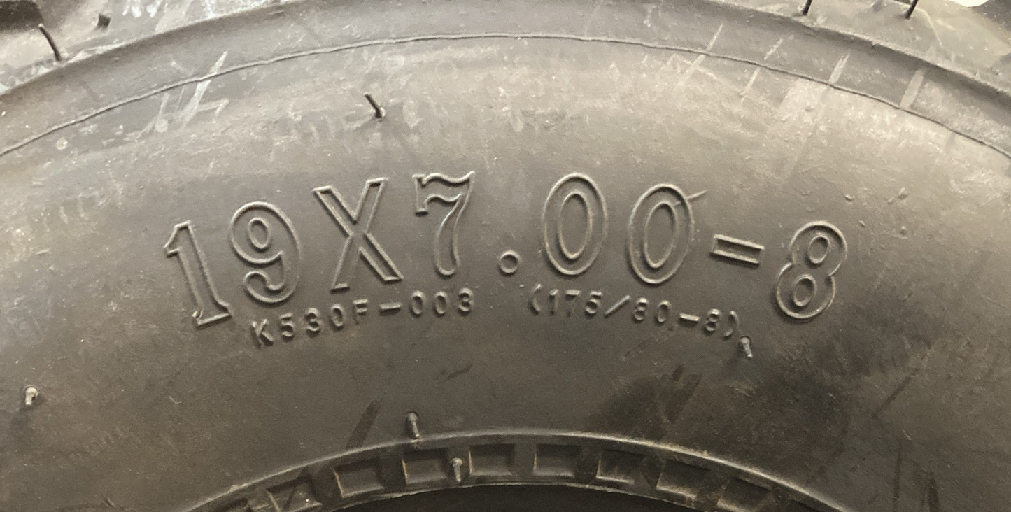 NEW GENUINE KENDA K530F PATHFINDER 19X7-8 TL 2 PLY MULTI-TERRAIN ATV TIRE