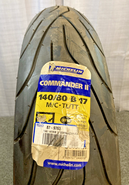 NEW GENUINE MICHELIN COMMANDER II 140/80 B 17 M/C 69H TL FRONT MOTORCYCLE TIRE
