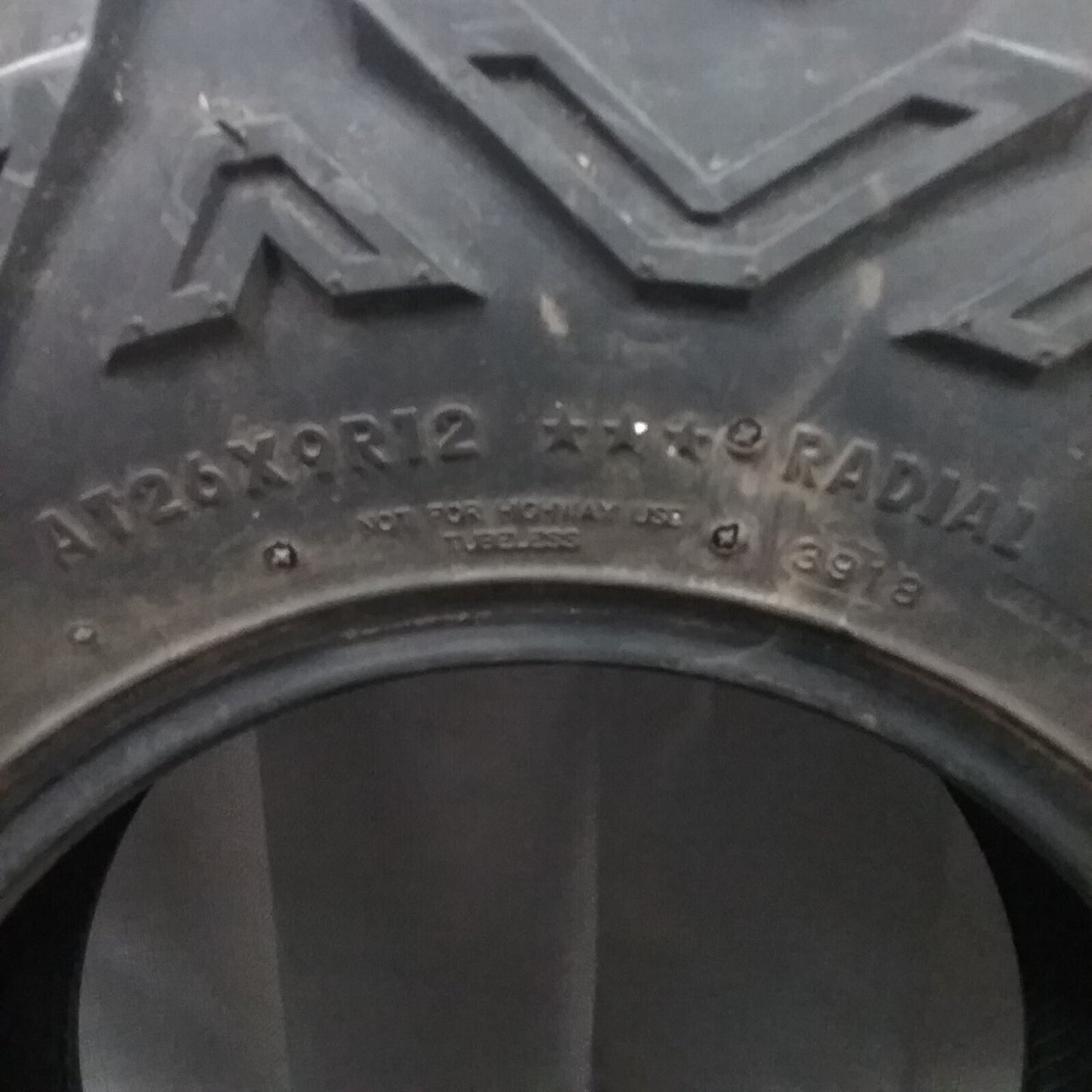 MAXXIS TM16678100 26X9R12 BIGHORN ATV FRONT TIRE 6-PLY