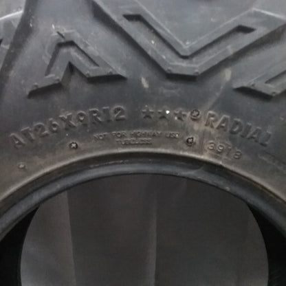 MAXXIS TM16678100 26X9R12 BIGHORN ATV FRONT TIRE 6-PLY