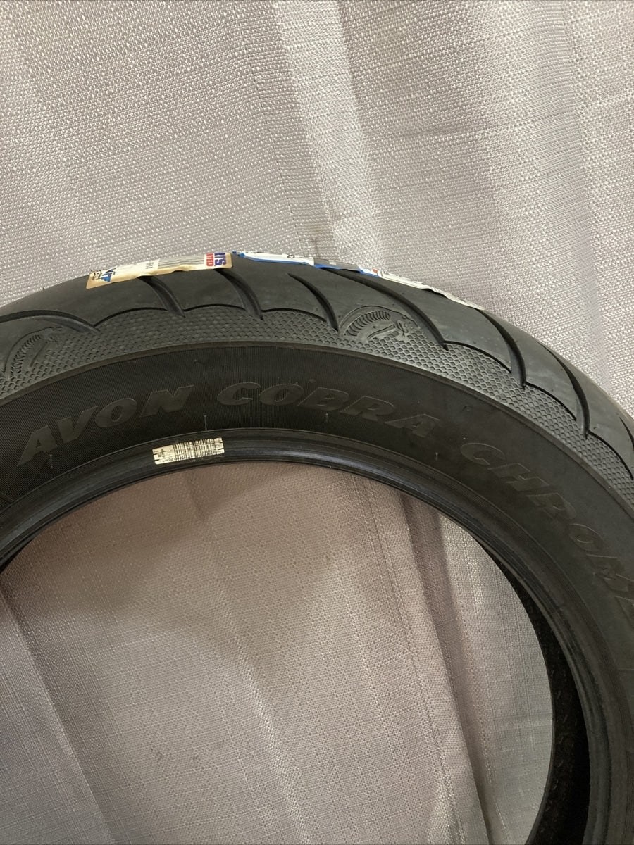 NEW AVON TYRES 130/90B16 FR 2120196 COBRA CHROME AV91 MT90B16 REINFORCED TIRE