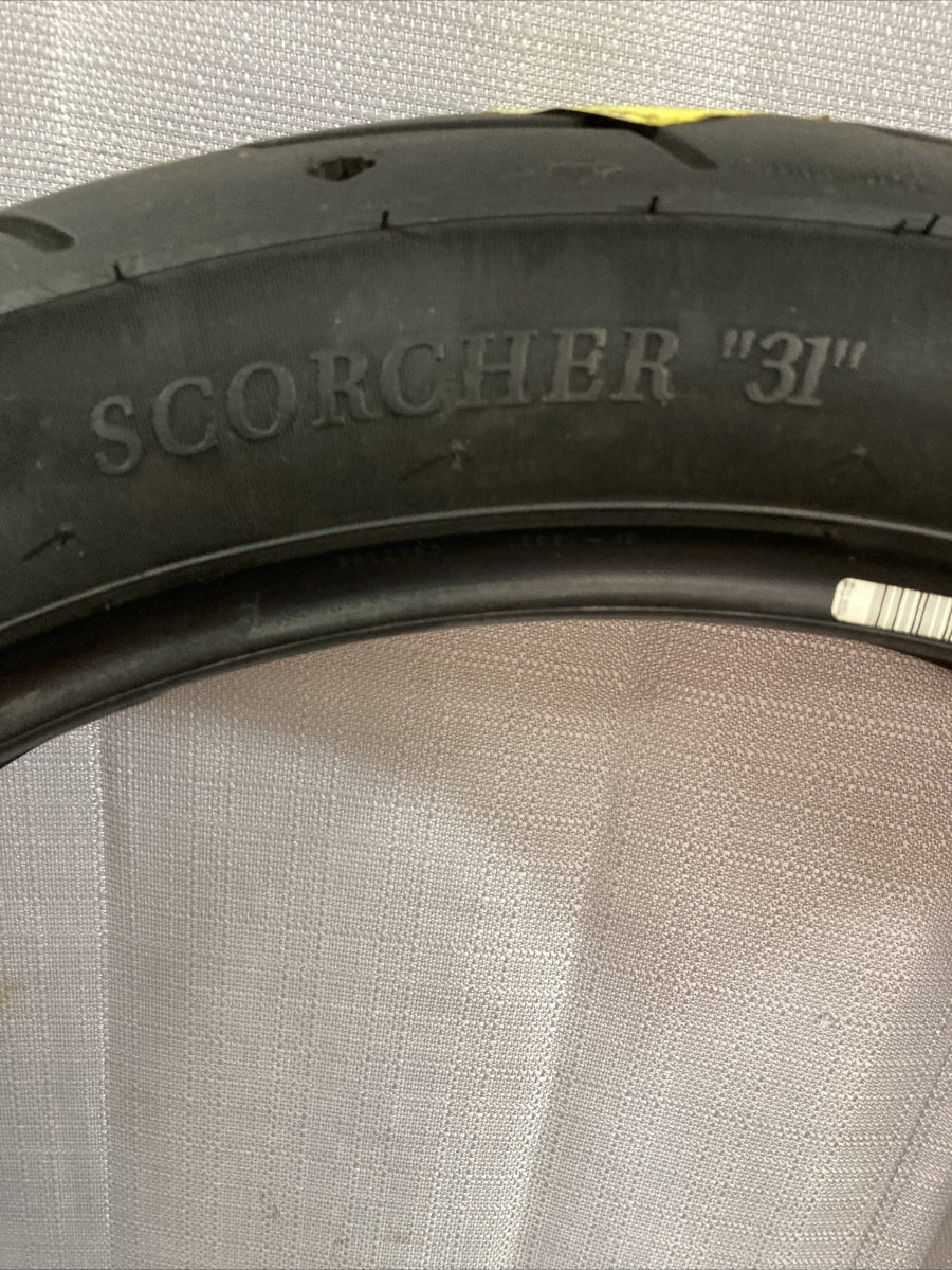 NEW MICHELIN SCORCHER 31 100/90-19 57H D401F FRONT BLACK SIDEWALL TIRE HARLEY