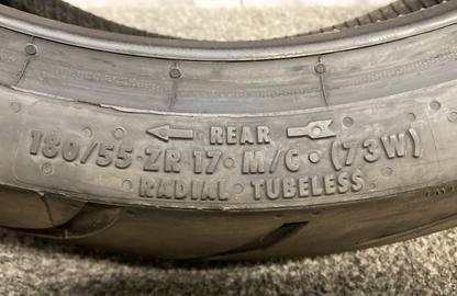 NEW CONTINENTAL CONTIMOTION 180/55 ZR 17 73W REAR TL MOTORCYCLE TIRE