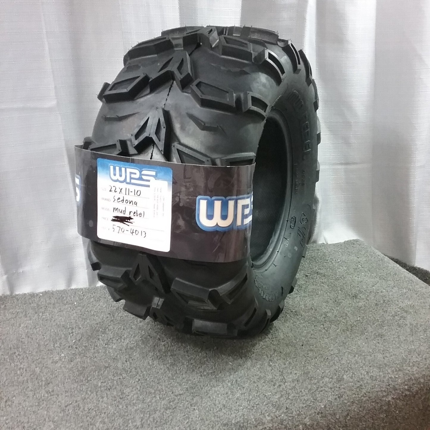 NEW SEDONA 570-4013 MUD REBEL AT22X11-10 ATV NYLON TUBELESS TIRE 275/55-10