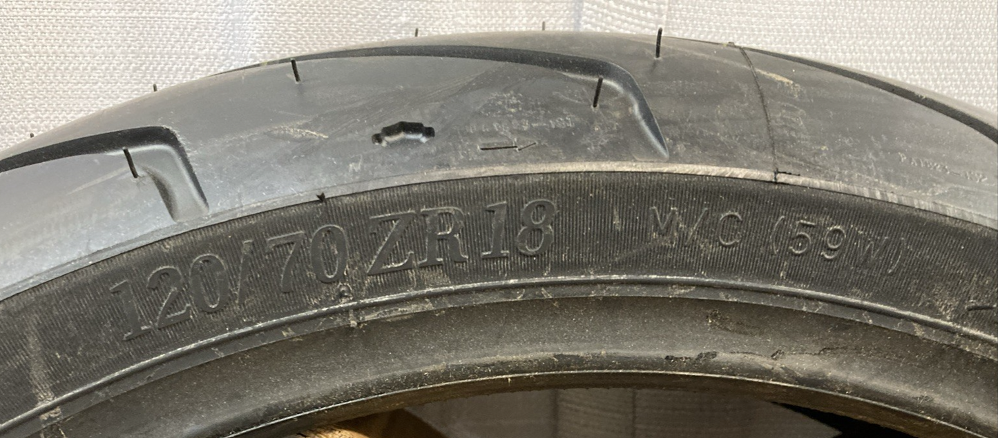 NEW GENUINE MICHELIN SCORCHER 11T 120/70 ZR 18 M/C 59W TL MOTORCYCLE TIRE