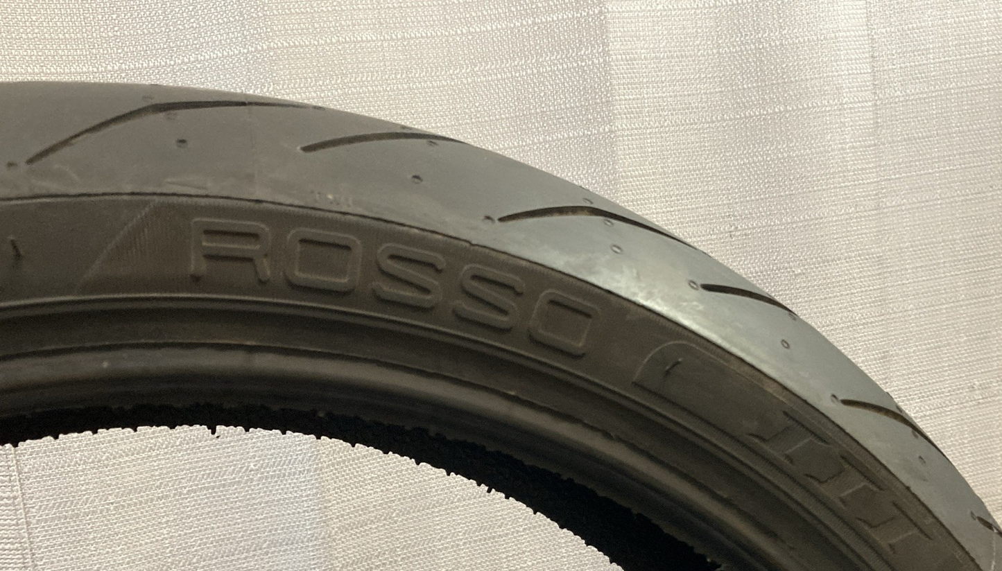 NEW GENUINE PIRELLI DIABLO ROSSO III 120/60 ZR17 55W TL FRONT MOTORCYCLE TIRE