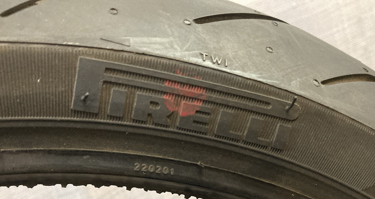 NEW GENUINE PIRELLI DIABLO ROSSO III 120/60 ZR17 55W TL FRONT MOTORCYCLE TIRE