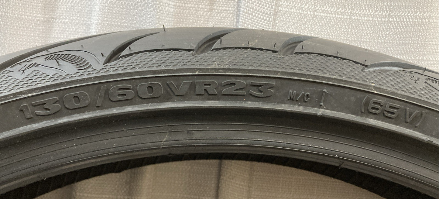 NEW GENUINE AVON COBRA CHROME 130/60VR23 M/C 65V TL AV91 FRONT MOTORCYCLE TIRE