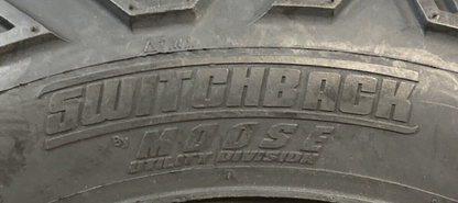 NEW GENUINE MOOSE 0320-0828 AT24X8-12 SWITCHBACK F/R 4 Ply Tubeless ATV UTV TIRE