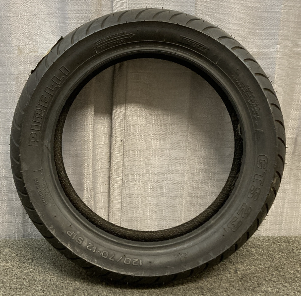 NEW GENUINE PIRELLI GTS23 120/70-12 51P FRONT SCOOTER TIRE