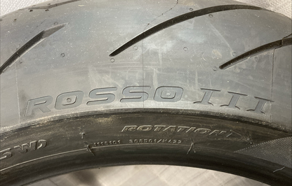 NEW GENUINE PIRELLI DIABLO ROSSO III 180/60 ZR 17 M/C 75W REAR MOTORCYCLE TIRE