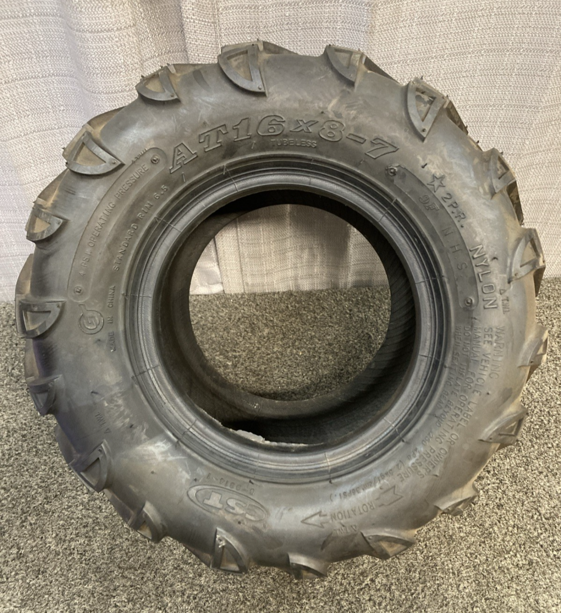 NEW GENUINE CST C9314 16X8-7 9F 2 PLY TL ATV/UTV TIRE TM02825010