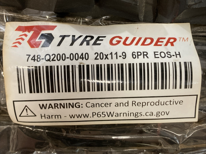NEW GENUINE TG TYRE GUIDER 748-Q200-0040 EOS-H 20X11-9 43F 6 PLY ATV/UTV TIRE