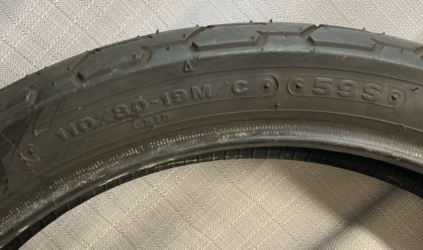NEW GENUINE BRIDGESTONE 110/80 19MC 59S Front TL Motorcycle Tire