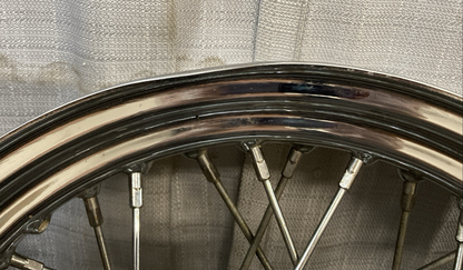 HARLEY DAVIDSON 43085-97 16X3 40 SPOKE CHROME FRONT WHEEL