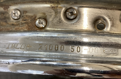 HARLEY DAVIDSON 43085-97 16X3 40 SPOKE CHROME FRONT WHEEL
