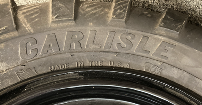 NEW GENUINE CARLISLE AT489 24X11-12 4 PLY ATV TIRE AND 4 LUG RIM