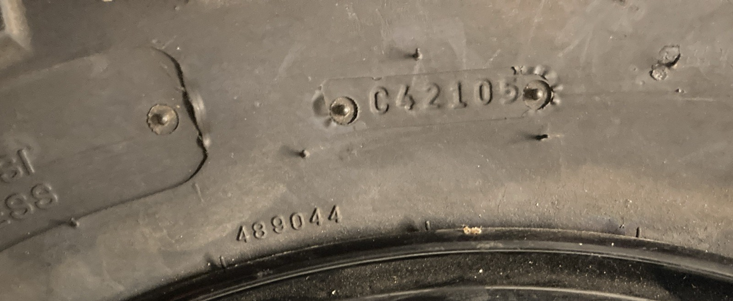 NEW GENUINE CARLISLE AT489 24X11-12 4 PLY ATV TIRE AND 4 LUG RIM