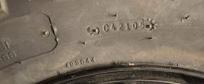 NEW GENUINE CARLISLE AT489 24X11-12 4 PLY ATV TIRE AND 4 LUG RIM