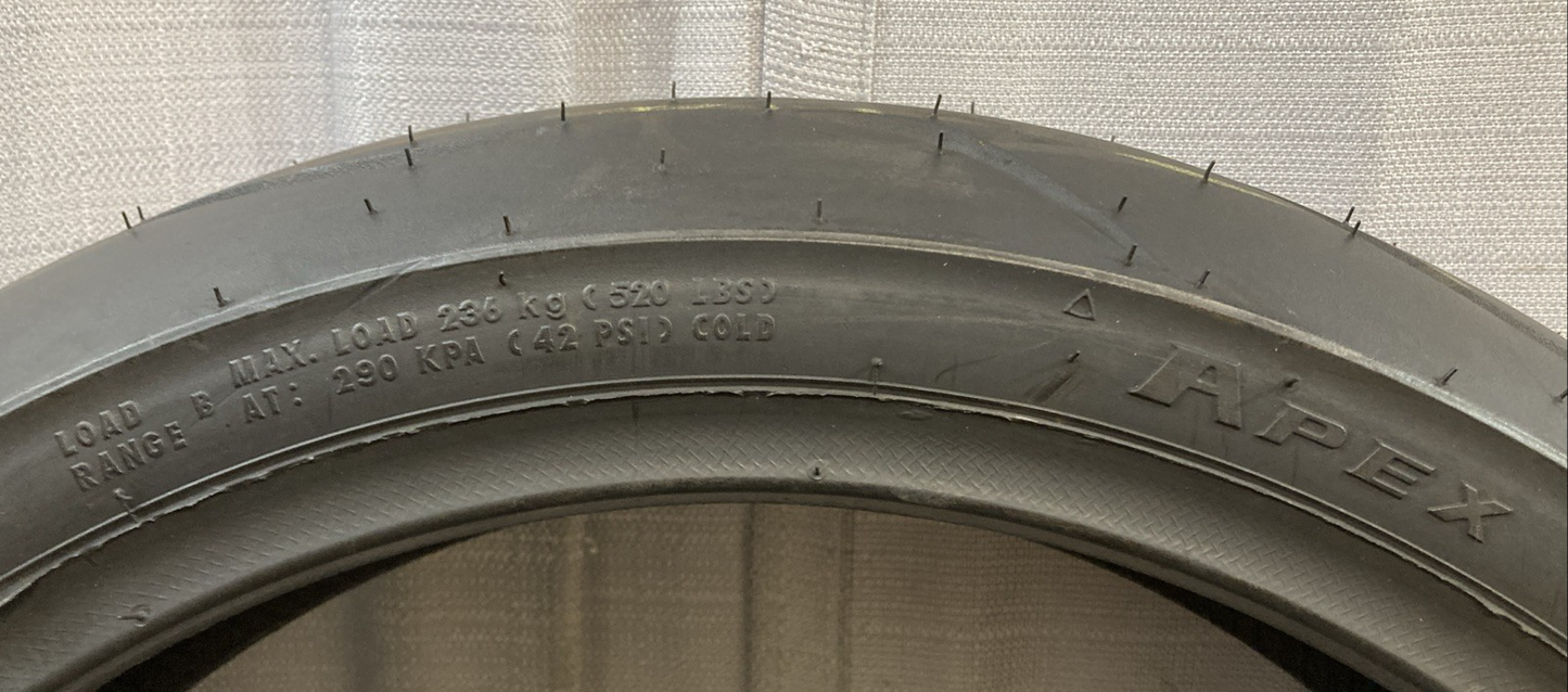 NEW SHINKO APEX F010 120/70ZR17 M/C 58W TL FRONT MOTORCYCLE TIRE