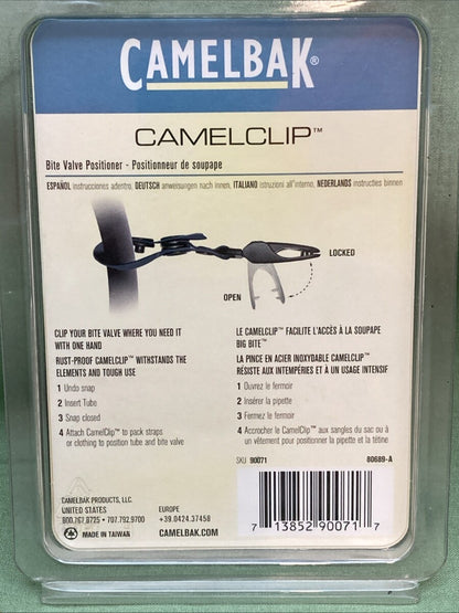 NEW GENUINE CAMELBAK 90071 CAMELCLIP, BITE VALVE POSITIONER